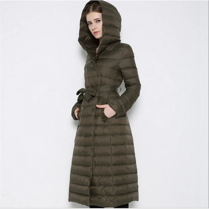 

2021 New X-long Hooded Parkas Fashion Winter Jacket Women Casual Thick Down Cotton Winter Coat Women Warm Outwear