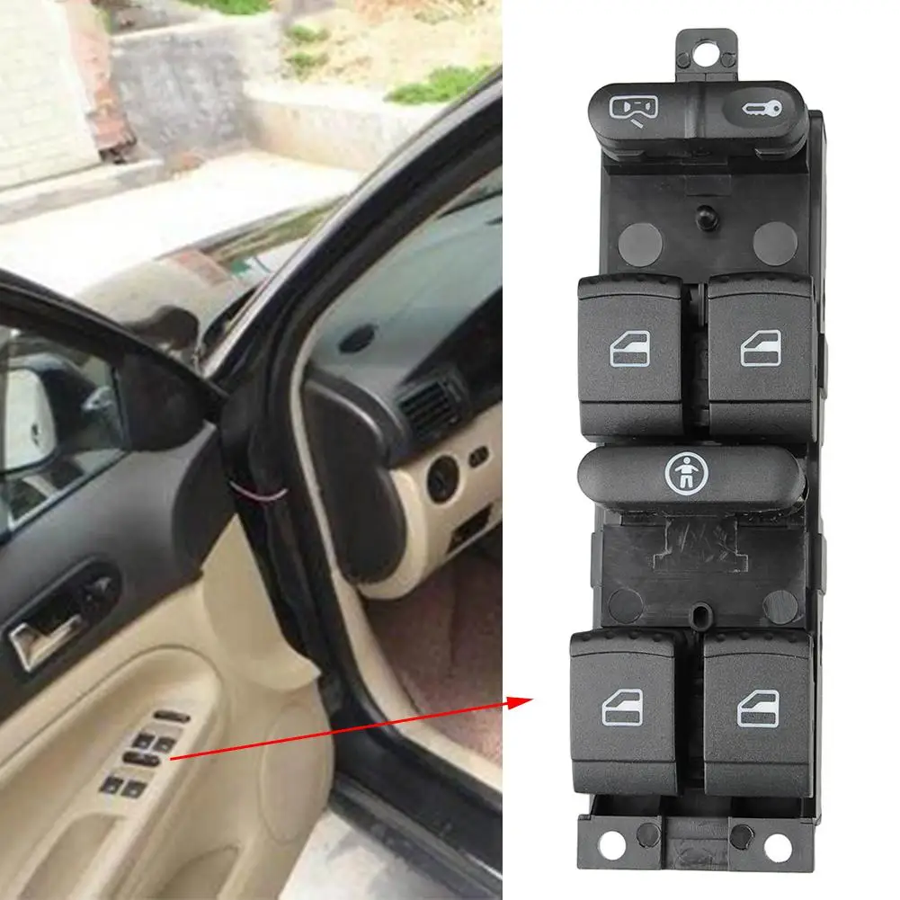 

High quality For VW 99-04 GTI Golf 4 Jetta MK4 BORA BEETLE Passat B5 B5.5 Master Power Window Control Switch Button 3BD 959 857