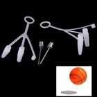 Набор игл для надувания 1 шт., шланг с иглой для спортивных мячей, баскетбола, футбола, волейбола, велосипеда, комплект для накачивания шин, воздушный насос, инструмент