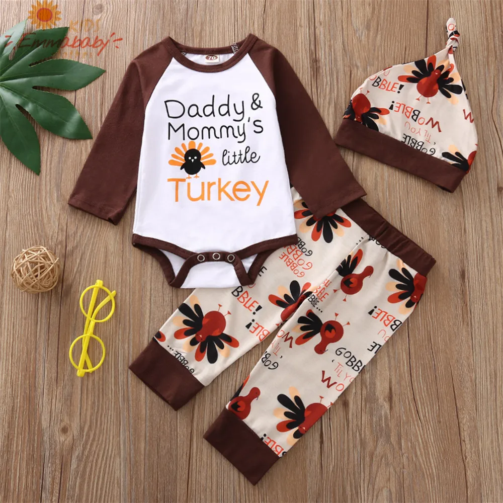 

Детский костюм-тройка с надписью, с длинным рукавом и круглым вырезом