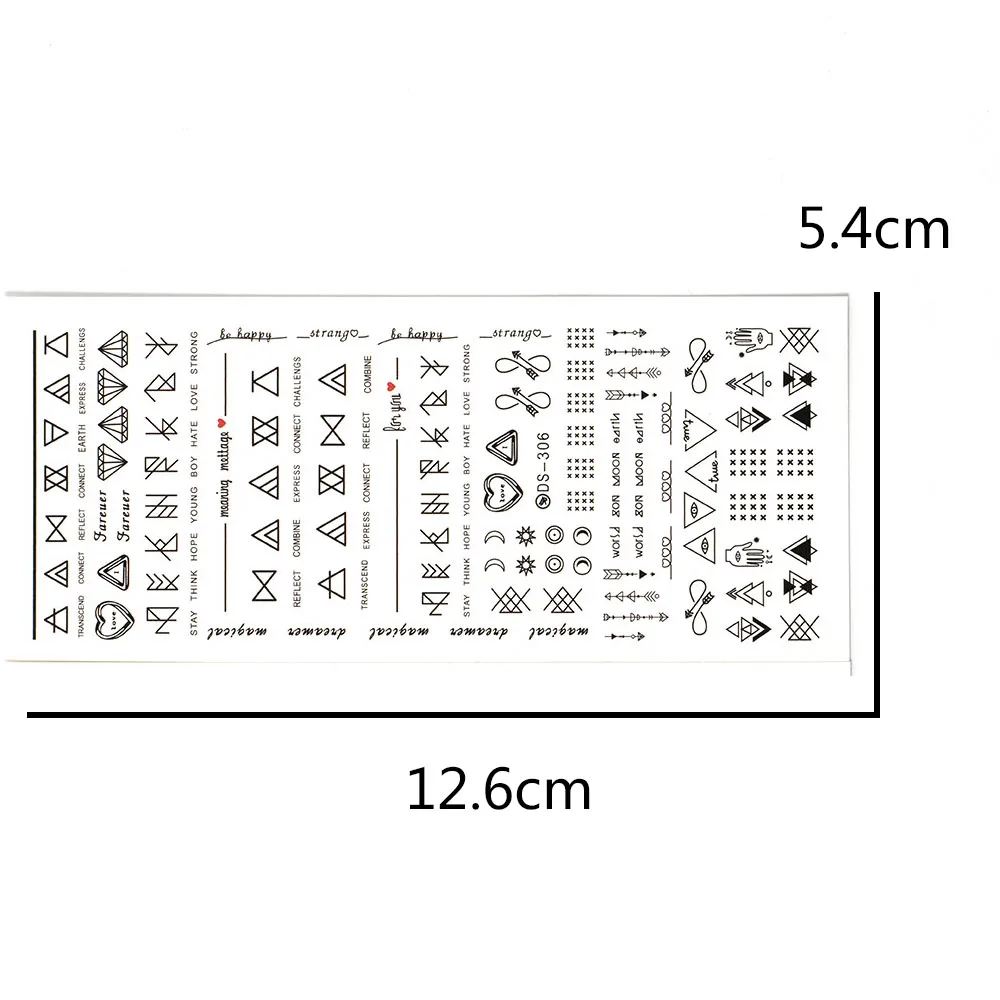 

Lace Applique Lattice Letter Strip Japanese Nail Art Decoration Sticker Manicure Super Watermark Full Sticker 3D Nail Polish