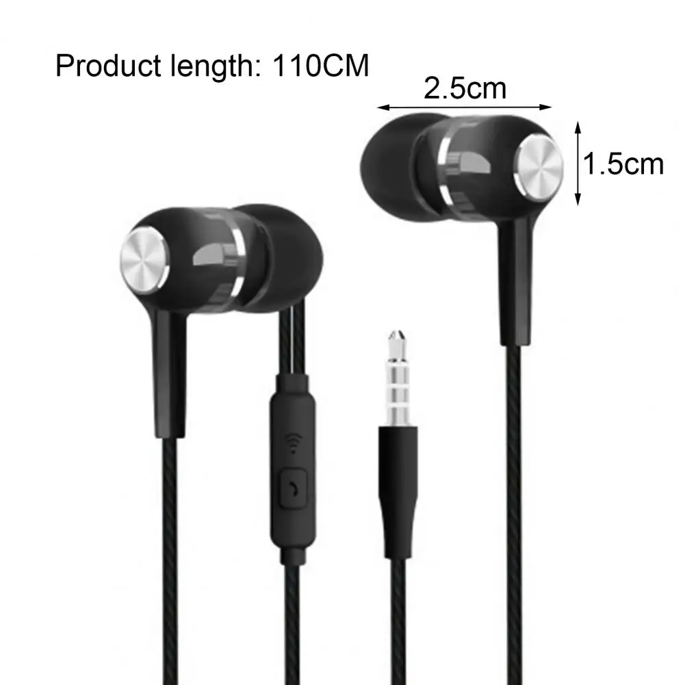 

S12 Earphone Universal 3.5mm In-Ear Stereo Earbuds Built-in microphone High Quality Wired Earphones For Cell Phone