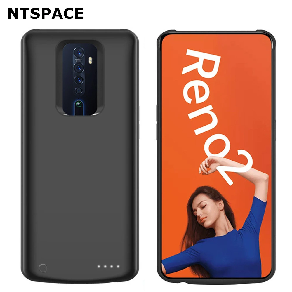 Чехол для дополнительного внешнего аккумулятора NTSPACE OPPO Reno 2 6500 мАч Тонкий