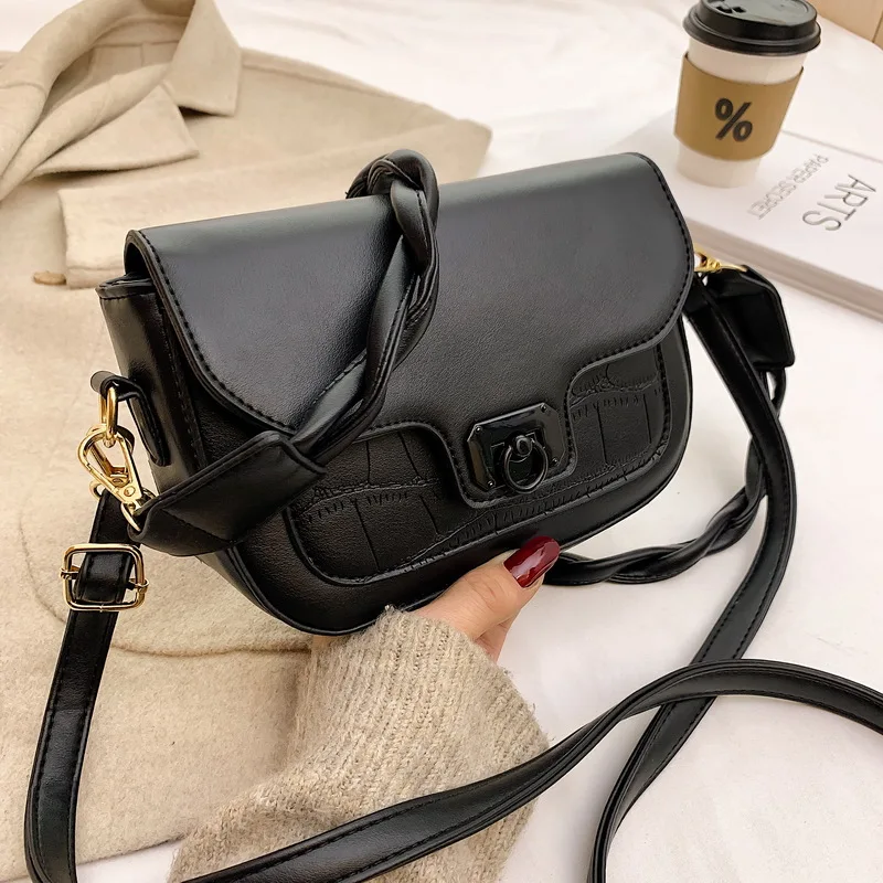 

Advanced Feeling Bag 2020 New Fashion Autumn Winter Net Red Foreign Style One Shoulder Saddle Bag Messenger Bag