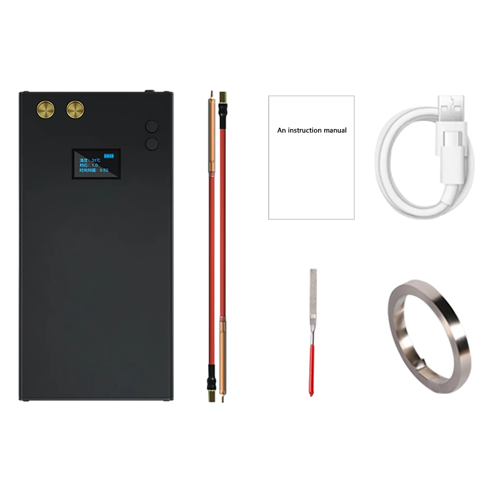 

Nickel Sheet LED Digital Display DIY Mini Household With Pen Multifunction Spot Gears Adjustable For 18650 Batteries