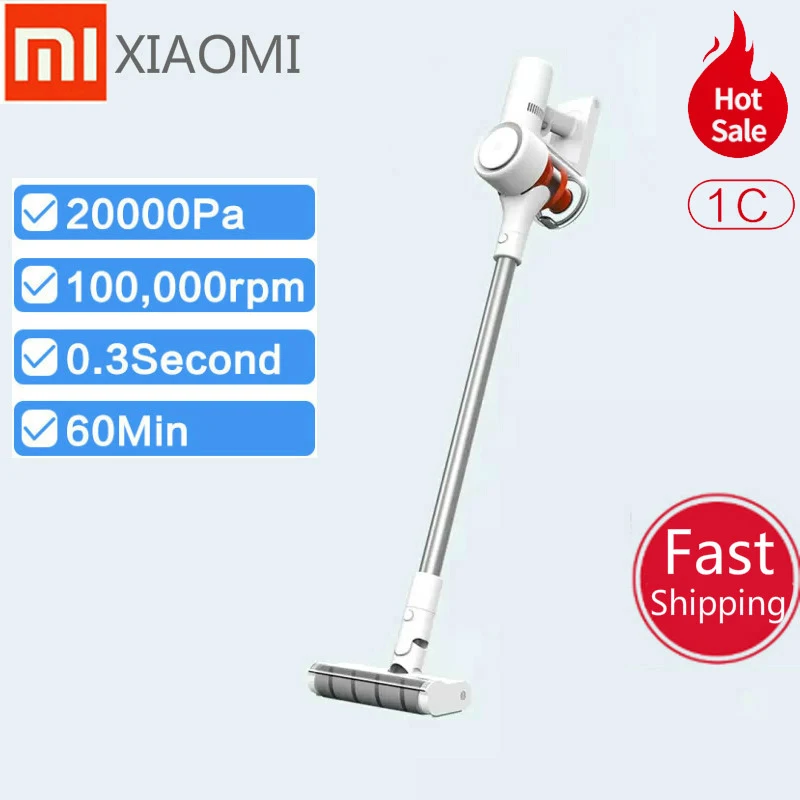 Оригинальный беспроводной ручной пылесос Xiaomi Mijia mi (Global) 1C с функциями всасывание