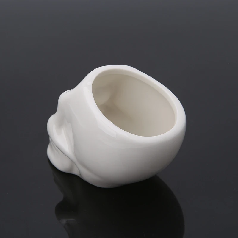 Креативный керамический цветочный горшок с черепом декоративный контейнер для