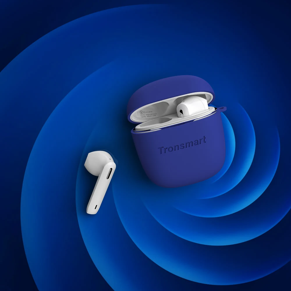 Беспроводные наушники Tronsmart Onyx Ace Bluetooth с мягкими силиконовыми чехлами|Наушники и