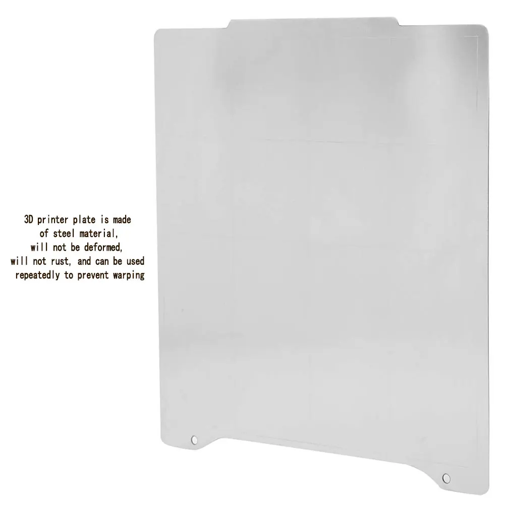 

3D Printer Plate Pratical Anti Rust Hot Bed Platform Spring Steel Plate Movable Accessory For Prusas Printer 3D Printer Plate