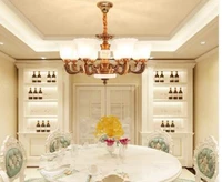 european chandelier living room chandelier villa restaurant lamp bedroom lamp antique jade pendant lamp
