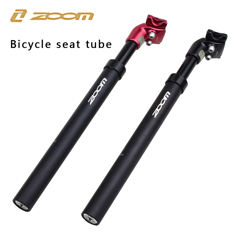 ZOOM Seatpost Suspension Dropper Mtb 27 2 Bicycle Seat Post Hanging Saddle Tube 30.9 With Shock Absorber Saddle Mountain Bike