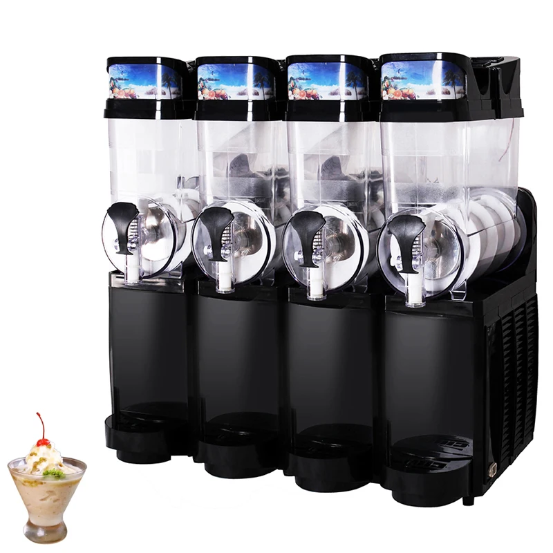 

Commercial Slush Machine Frozen Drink Dispenser Ice-Cool Juice Making Snow Melting Machine For Cafe Snack Bar Smoothie Maker