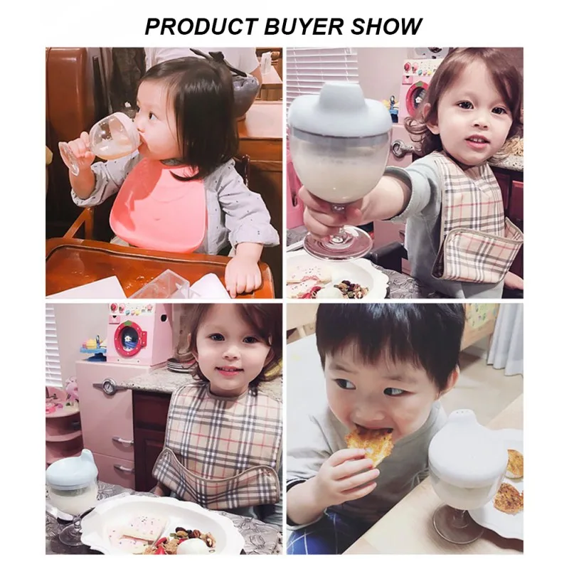 

150ML Baby Cup Goblet Soft Feeding Water Bottle Infant Cups With Duckbill Mouth Shape For Feeding Baby Training