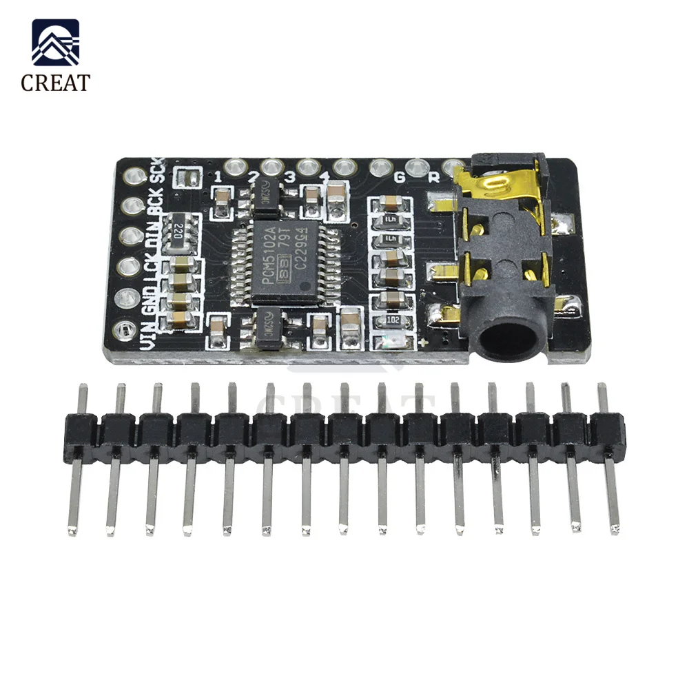 GY-PCM5102 I2S интерфейс PCM5102 DAC декодер модуль плеера для Raspberry Pi с контактом |