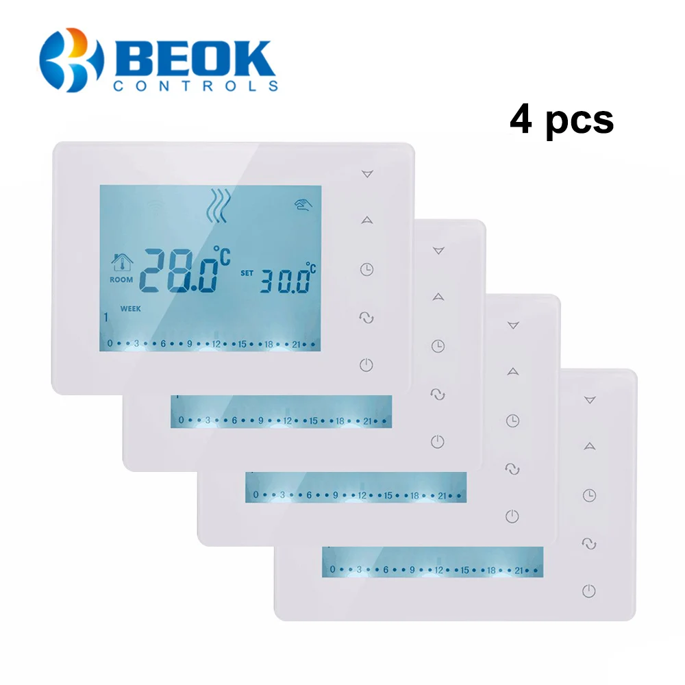 

Термостат для газового котла, BOT-X306 беспроводной, с сенсорным экраном, программируемый, с питанием от аккумулятора