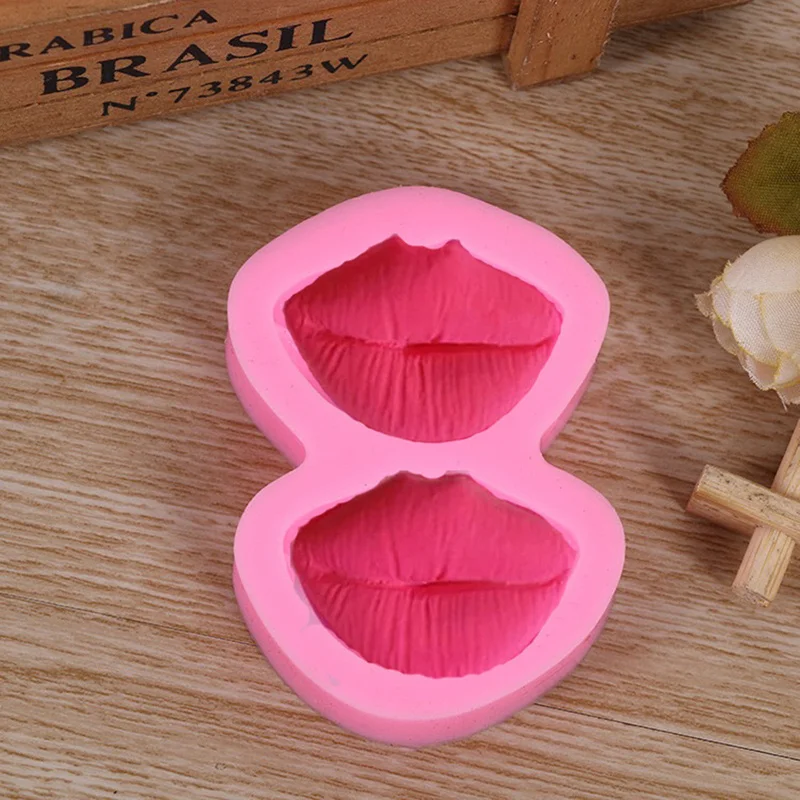 Полезные пикантные женские туфли с рисунком в виде губ силиконовые формы