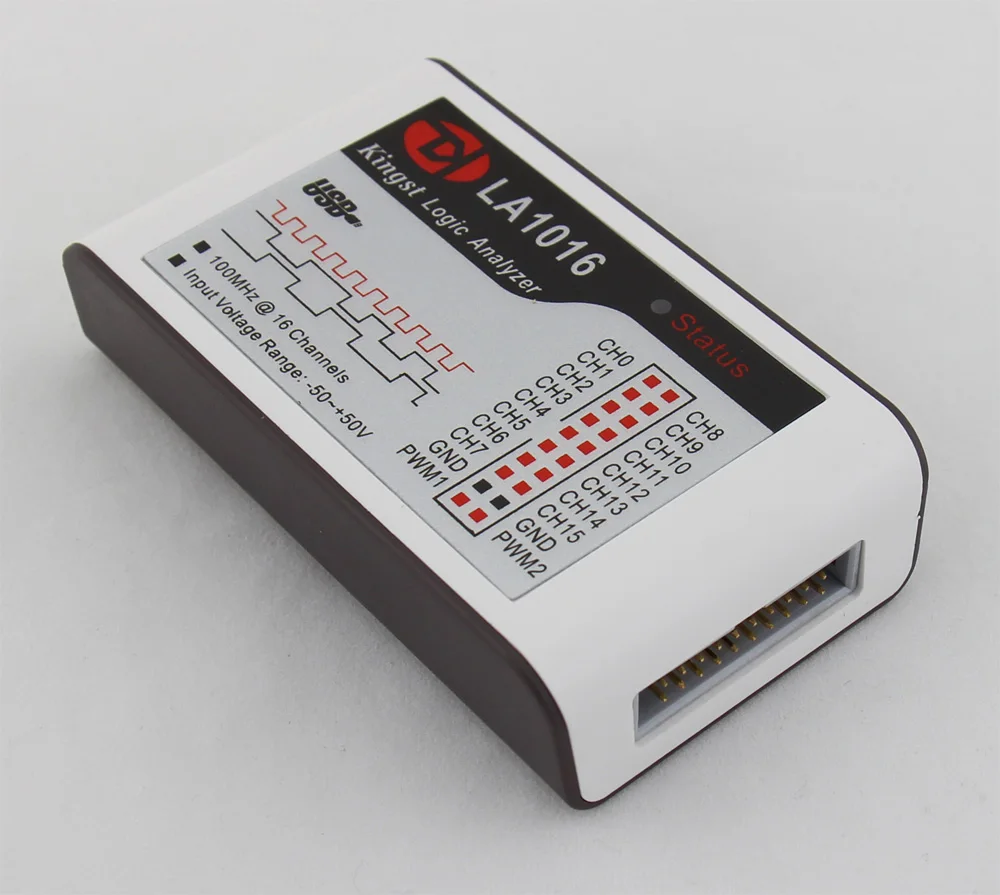 LA1016 usb логический анализатор 16 каналов Полный канал 100 м Частота дискретизации