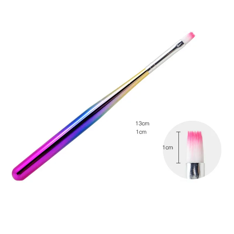 

7Pcs UV Gel Nail Art Painting Brush Design Tools Nail Art Tips Builder Brush Pen Nail Brush Flower Drawing Pen