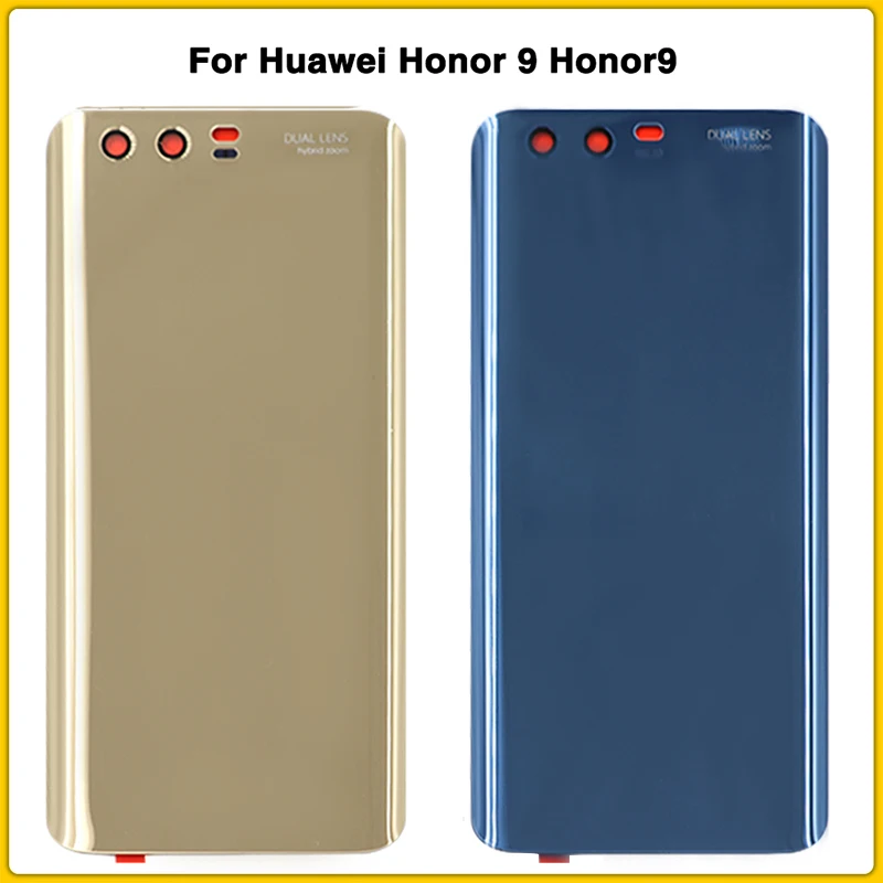 10 шт. Новый Honor 9 задний корпус чехол для Huawei Honor9 батарея задняя крышка Дверь