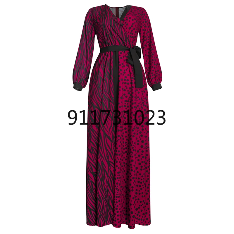 Женское платье с Африканским принтом платья Дашики длинным рукавом вечерние
