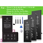Аккумулятор высокой емкости для iPhone 8, 8 p, SE 2020, SE2, 5, 5S, 6S, 6, 7, 8, X, XR, XS Max, 11, 12, Сменный аккумулятор для iPhone 6S, 6, 7, 8 Plus