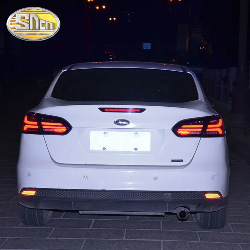 Светодиодный ные задние фонари для Ford Focus 3 MK3 2015-2018 седана светодиодный