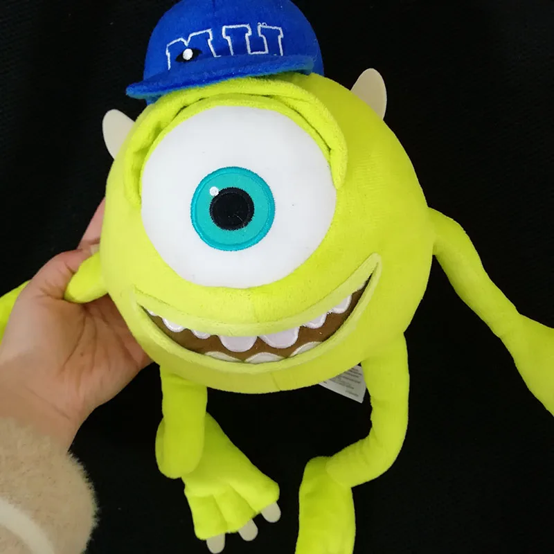 30 см 35 Монстры Mike Wazowski плюшевые игрушки с шляпой монстры Мягкие мягкие куклы для