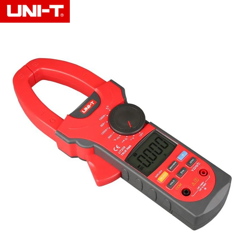UNI T UT208 ЖК зажим Цифровой мультиметр AC DC Напряжение Amp Ом Темп тестер|digital multimeter ac