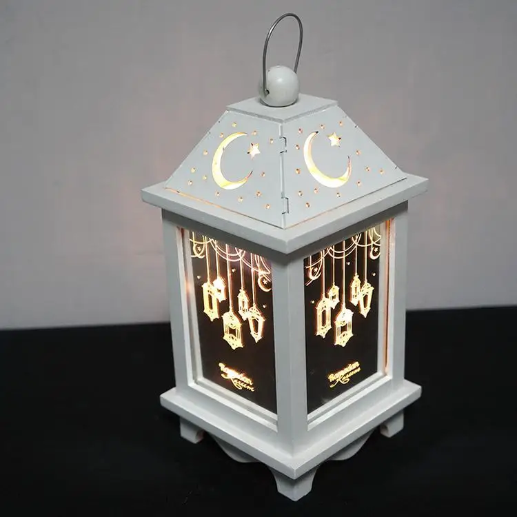 Светодиодный Железный фонарь для дома вечерние украшения Eid Mubarak Ramadan | Дом и сад