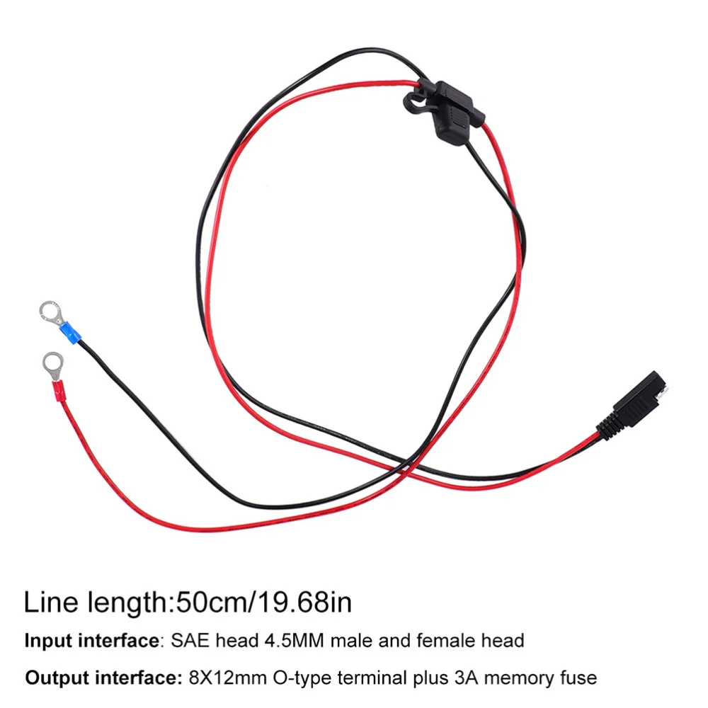 

1pc OT to SAE Ring Connectors Extension Cord Cable Connector for Battery Charger