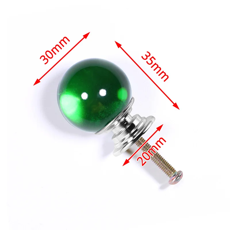 

Ручки для шкафов NAIERDI хрустальные 30 мм