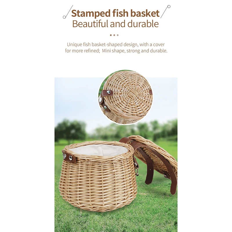 

Bicycle Basket Children Backpack Bike Tricycle Scooter Supplies Weaving Basket Kids Bike