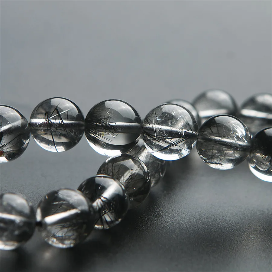 Браслеты женские из натурального рутилированного кварца растягивающиеся