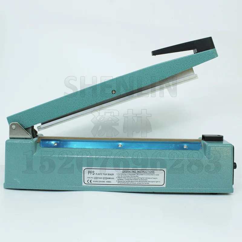 Ручная машина для запечатывания пакетов SF300, 110 В, из алюминиевой фольги, ширина запечатывания 300 мм, вилка европейского стандарта