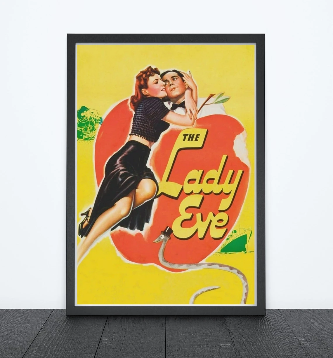 

Плакат «леди Ева» (1941), американский шуруп, комедия, фильм, Настенный декор, Барбара стайк, Генри фонда, художественный подарок