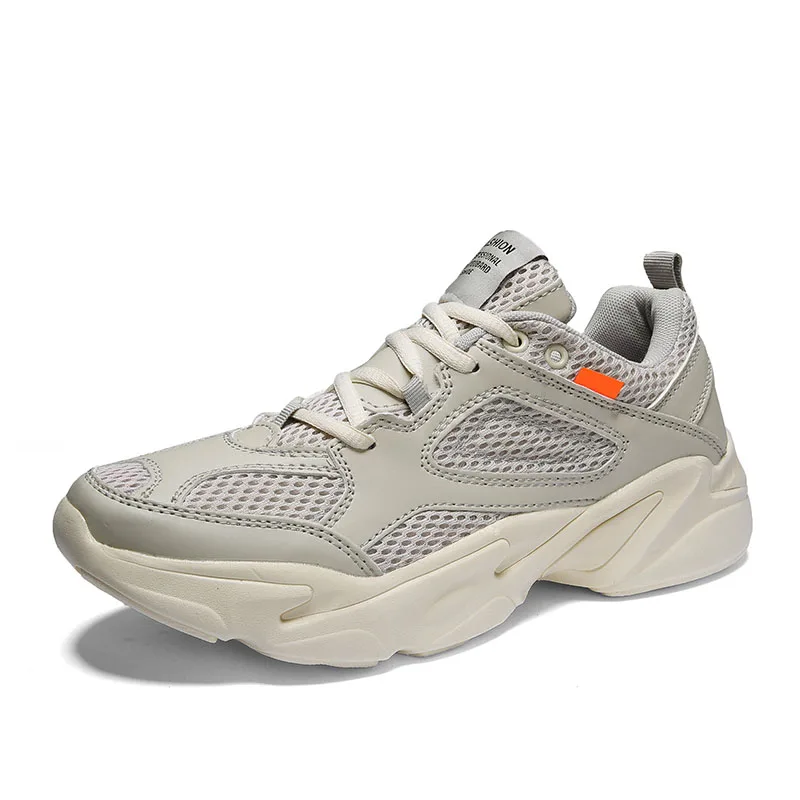 New Running Shoes for Men and Women Balenciaca Shoes Breathable Lightweight Sports Shoes Fashion Lovers Shoes Zapatos De Mujer - Цвет: Beige-3068