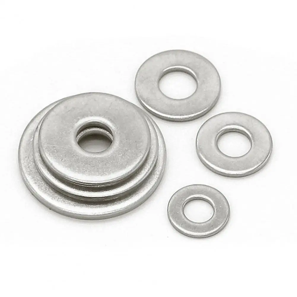 

684Pcs Professional Washers Hard Complete Specifications Natural Color Multiple Flat Rings Industry Tools Supplies Accessories