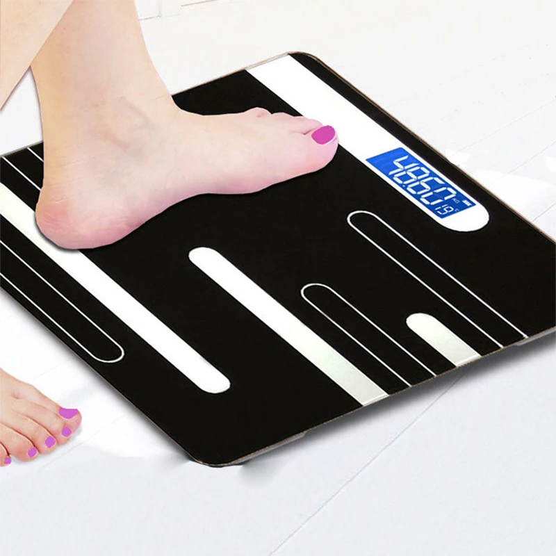 

Weight Scale Bathroom Body Floor Scales Bathroom Scale Body Weighting Digital Body LCD Display Glass Smart Electronic Scales