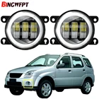 Светодиодный светильник противотуманная фара, 30 Вт, 4000 лм, автомобильная передняя противотуманная фара DRL для Subaru Justy III (G3X) хэтчбек 2003-2008, для Subaru WRX STI 2015, 2016