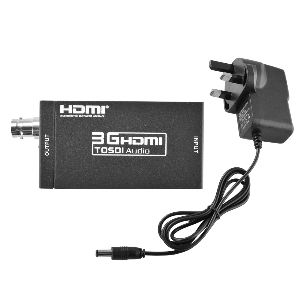 Black 1080P MINI 3G HDMI to SDI Converter with Coaxial Audio Output Scaler Adapter for Home Theater Cinema PC HD#50 | Электроника