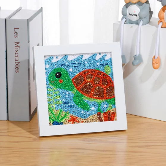 Бесплатная доставка в коробке Детская Алмазная картина подарок ученикам ручная