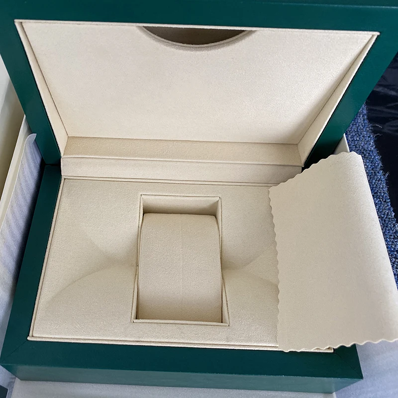 

Best Quality Green Watch Original Box Papers Card Purse Gift Boxes Handbag for 116660 116710 116520 116613 118239 Watches