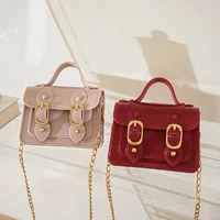 double buckle lock chain mini jelly bag female small square bag chain shoulder bag for women messager bag purses fashion bag
