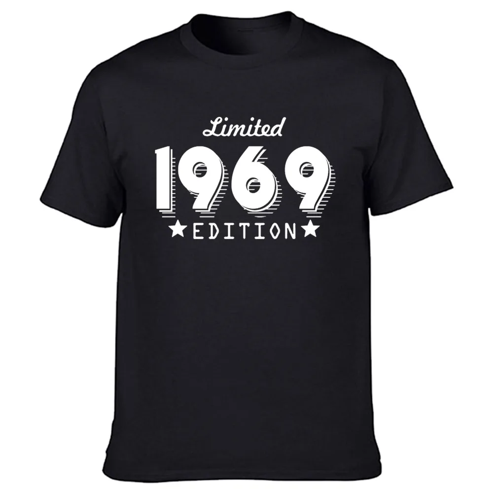 

Vintage Limited Edition 1969 T-Shirt Funny 60th Birthday Anniversary Gift Graphic Cotton Short Sleeve O-Neck Harajuku T Shirts