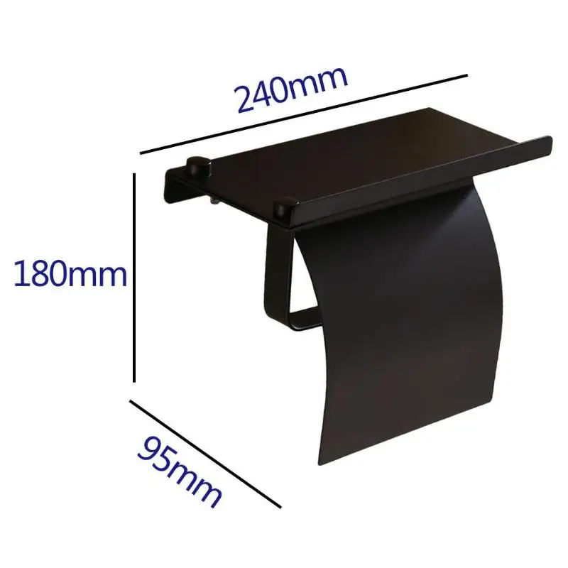 Держатель для бумаги из нержавеющей стали ванной комнаты настенный держатель