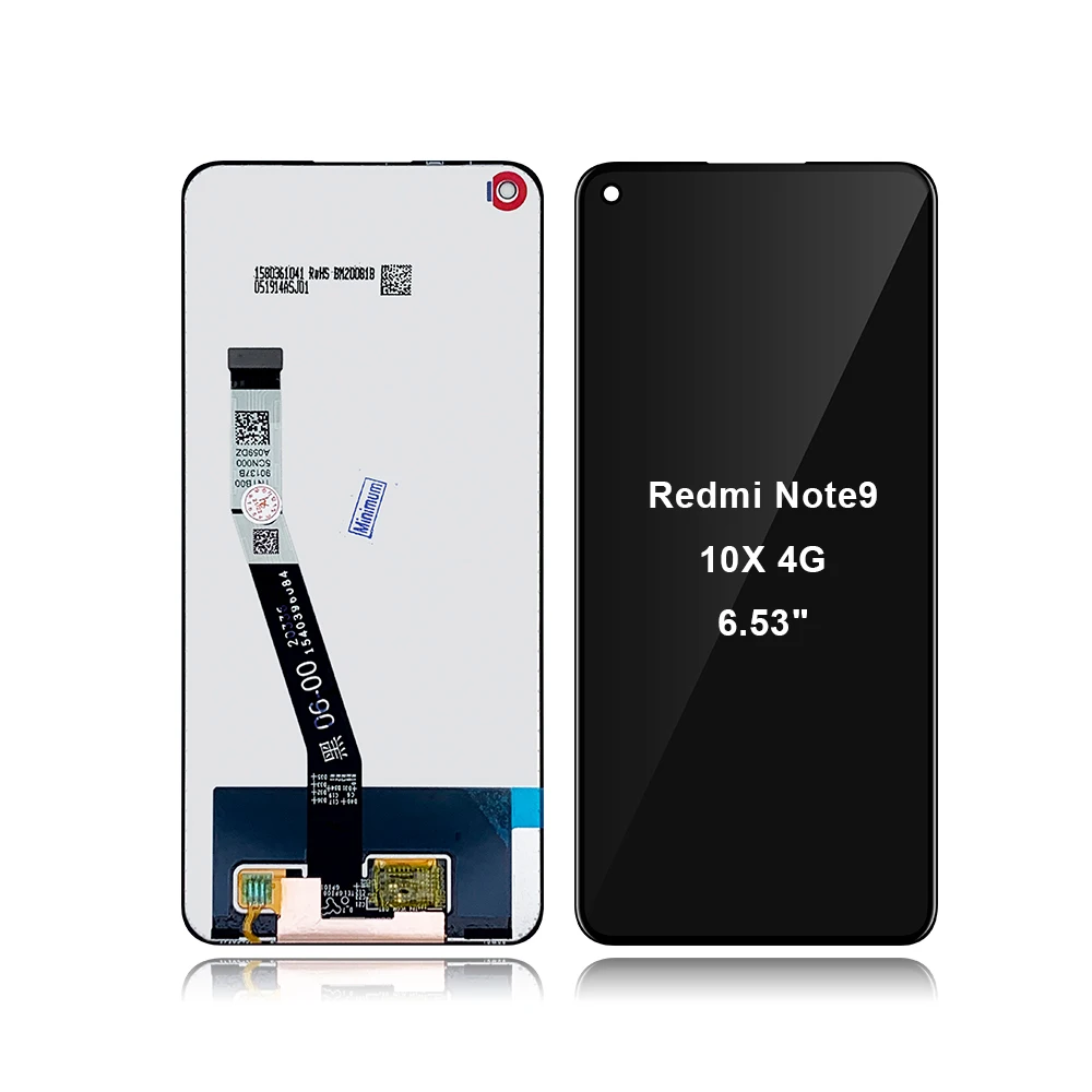 6 53-дюймовый IPS ЖК-дисплей Для Xiaomi Redmi Note 9 И 10X 4G С Емкостным Сенсорным Экраном