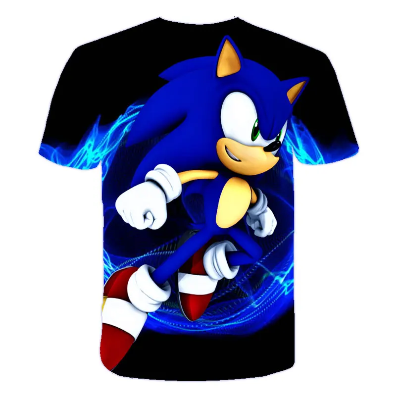 

Summer Baby Girl Clothes Sonic T-shirt Clothes For Teenagers Shorts For Girls Children's Clothing From 4 To 14 Years