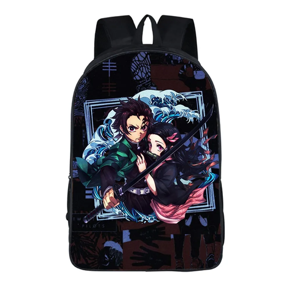 Школьные аниме-рюкзаки для девочек и мальчиков-подростков: Kimetsu No Yaiba рюкзаки