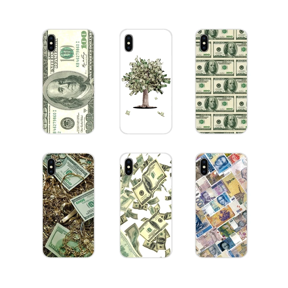 Чехлы из ТПУ для Huawei G7 G8 P7 P8 P9 P10 P20 P30 Lite Mini Pro P Smart Plus 2017 2018 2019 сто долларов купюр