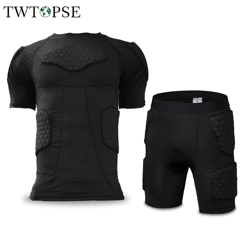 Мужская компрессионная рубашка TWTOPSE с подкладкой для футбола баскетбола